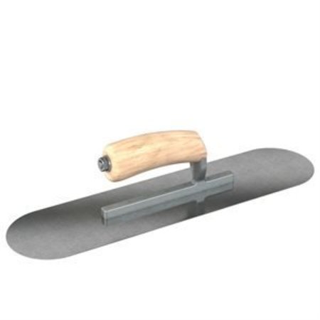 Steel City Trowels By Bon Bon 66-210 Pool Trowel, Carbon Steel, 18 X 5, Wood 66-210